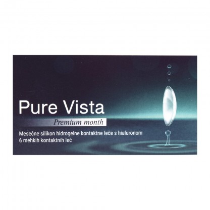 Pure Vista mesečne kontaktne leče 1 + 1 GRATIS